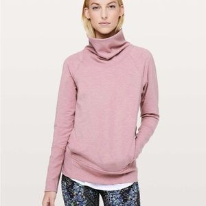 Lululemon High Lines Pullover, Heathered Vintage Mauve